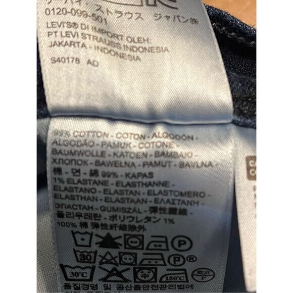 Levis 515 Boot Cut Jeans Womens Dark Wash Denim sz 10S 30x30 (2003) - Picture 8 of 8